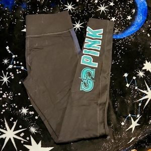 VS PINK SEATTLE MARINERS LEGGINGS